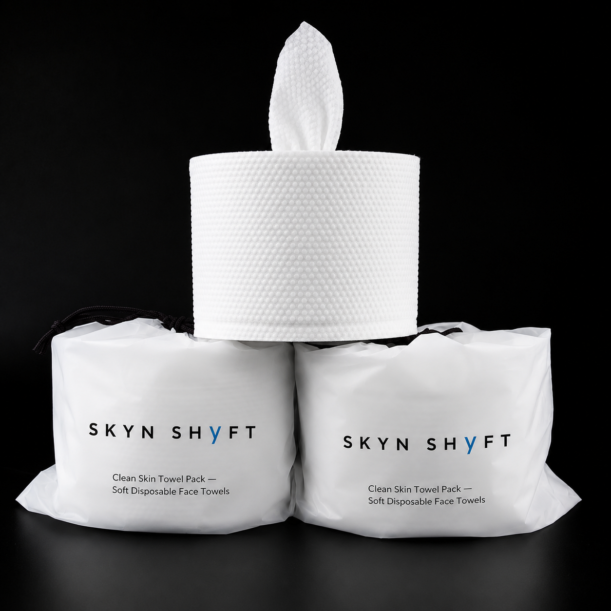 SKYN SHYFT Pure Cotton Clean Skin Towel Pack
